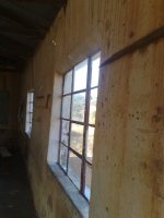 water stained walls and missing panes of glass are not a good learning environment