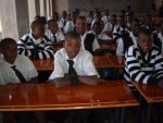 New desks for the new school classrooms in Zimbabwe