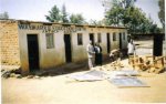 Chairs being repaired at the childrens centre in Kenya